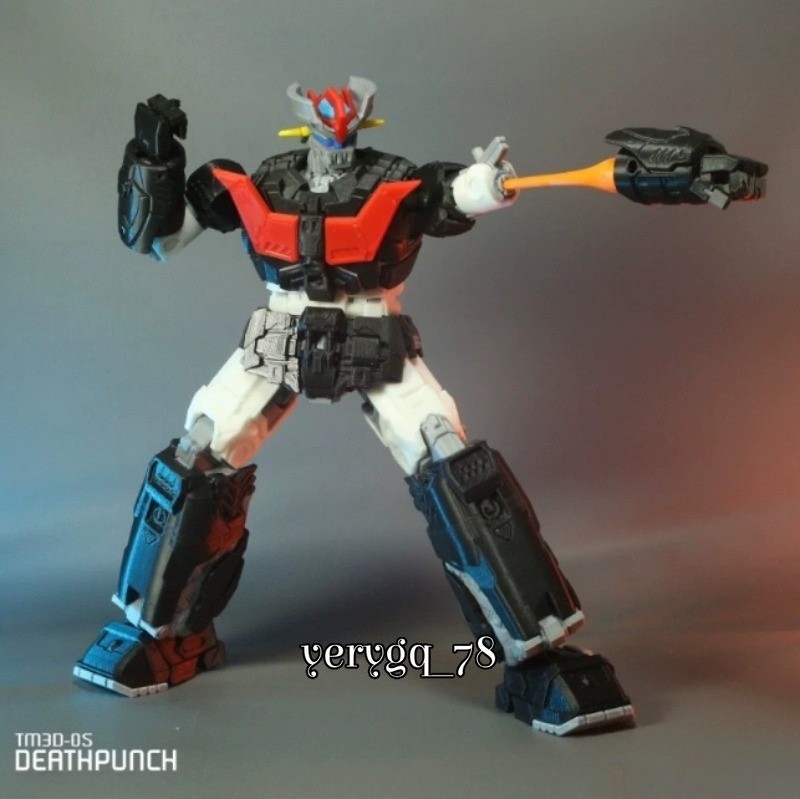 Mazinger Z Deathpunch 3D Print Model Kit 13&Prime; Action Figure Customizable Toy Gift