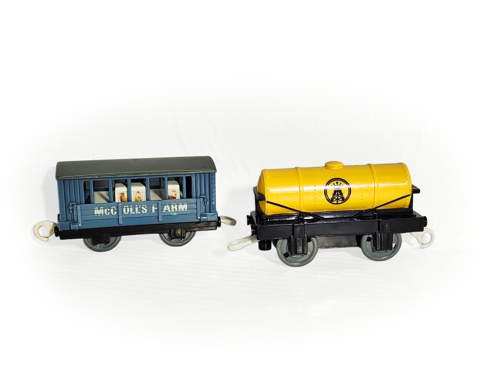 Thomas Trackmaster Motorized Train Lot Salty Dart McColl Farm Fuel Tanker Works
