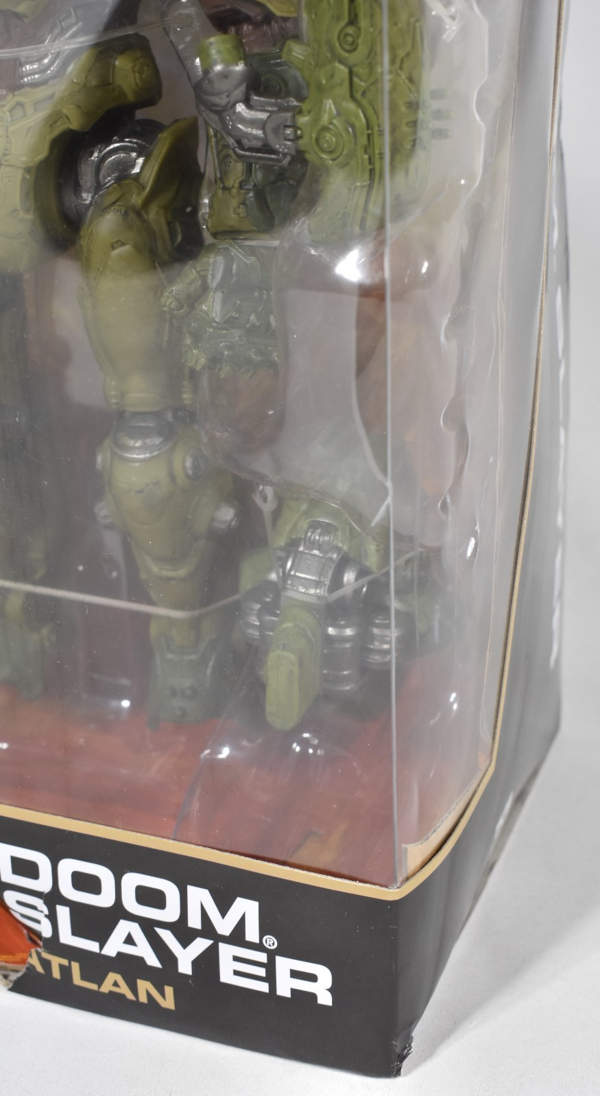 McFarlane Doom Slayer Mech Suit The Dark Ages 12&Prime; DAMAGED BOX – READ
