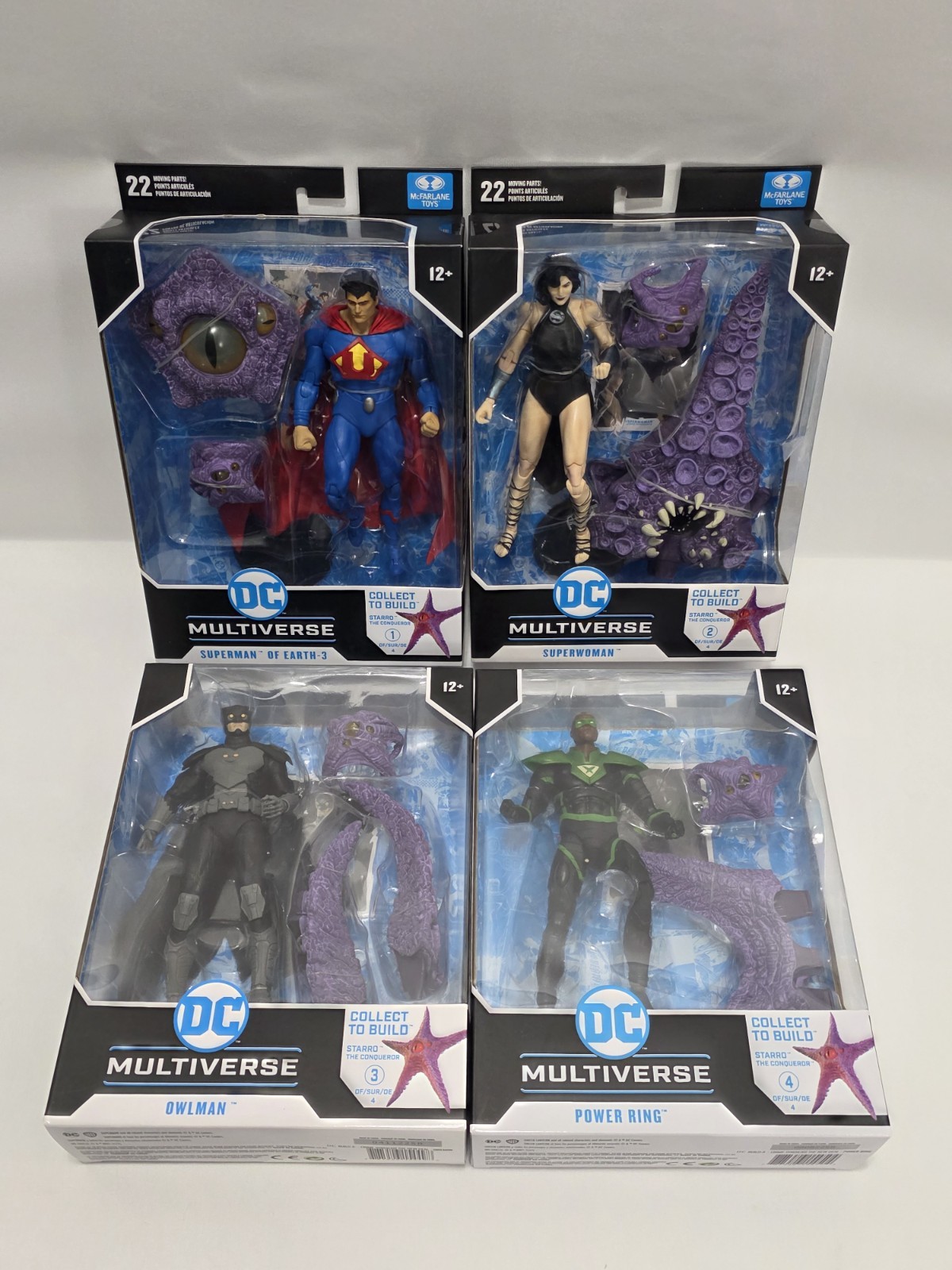 McFarlane DC Multiverse Crime Syndicate Starro BAF Series Complete Set of 4 NIB