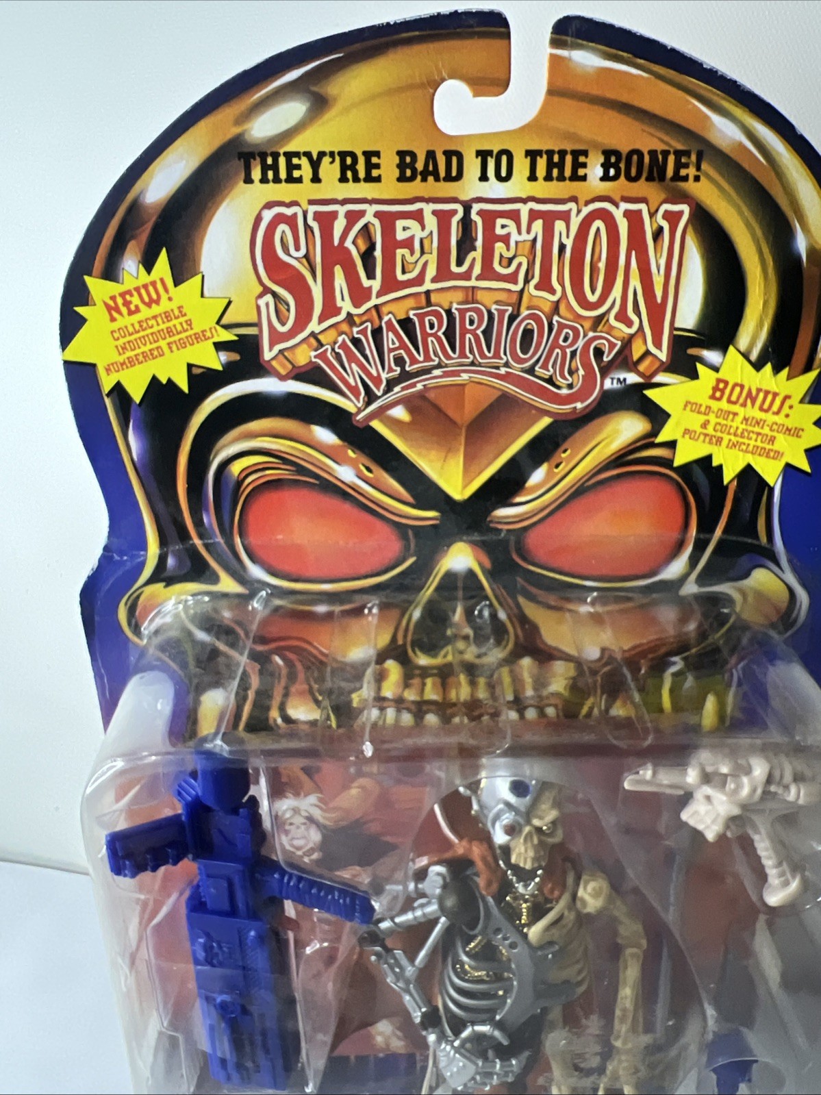 1994 Skeleton Warriors Dagger Figure Playmates JC Dr. Cyborn Cyber Scientist New