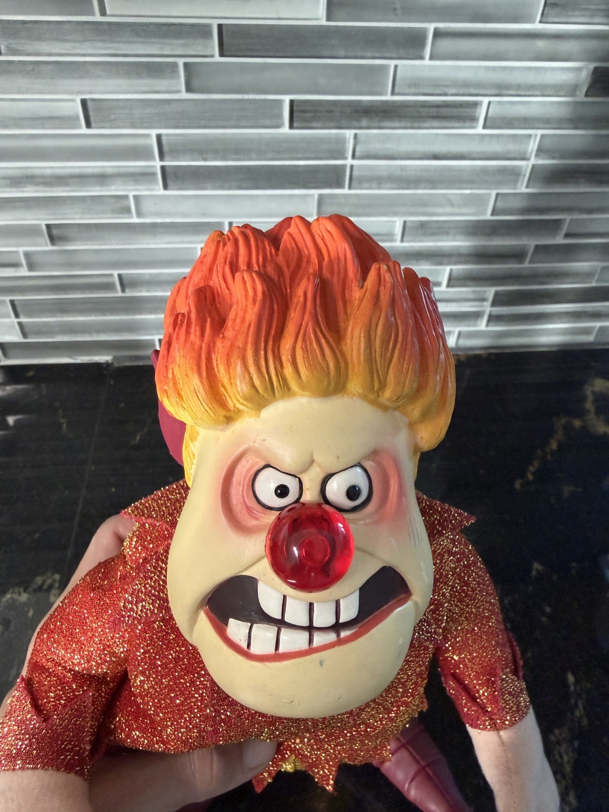 The Year Without Santa Claus Heat Miser Action Figure Collectible Rare NECA 12”