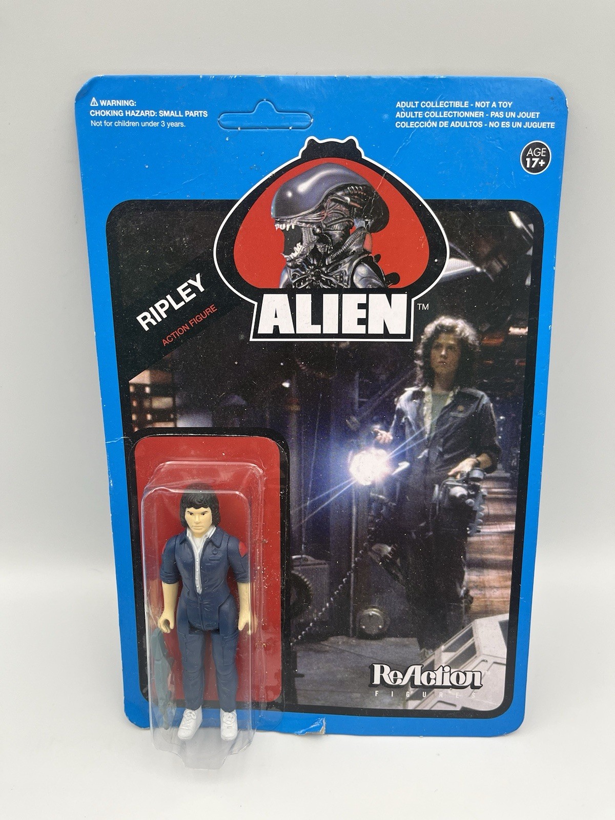 Alien RIPLEY Figure SEALED Super7 ReAction 2013 NYCC Exclusive Blue MOC NICE!!!
