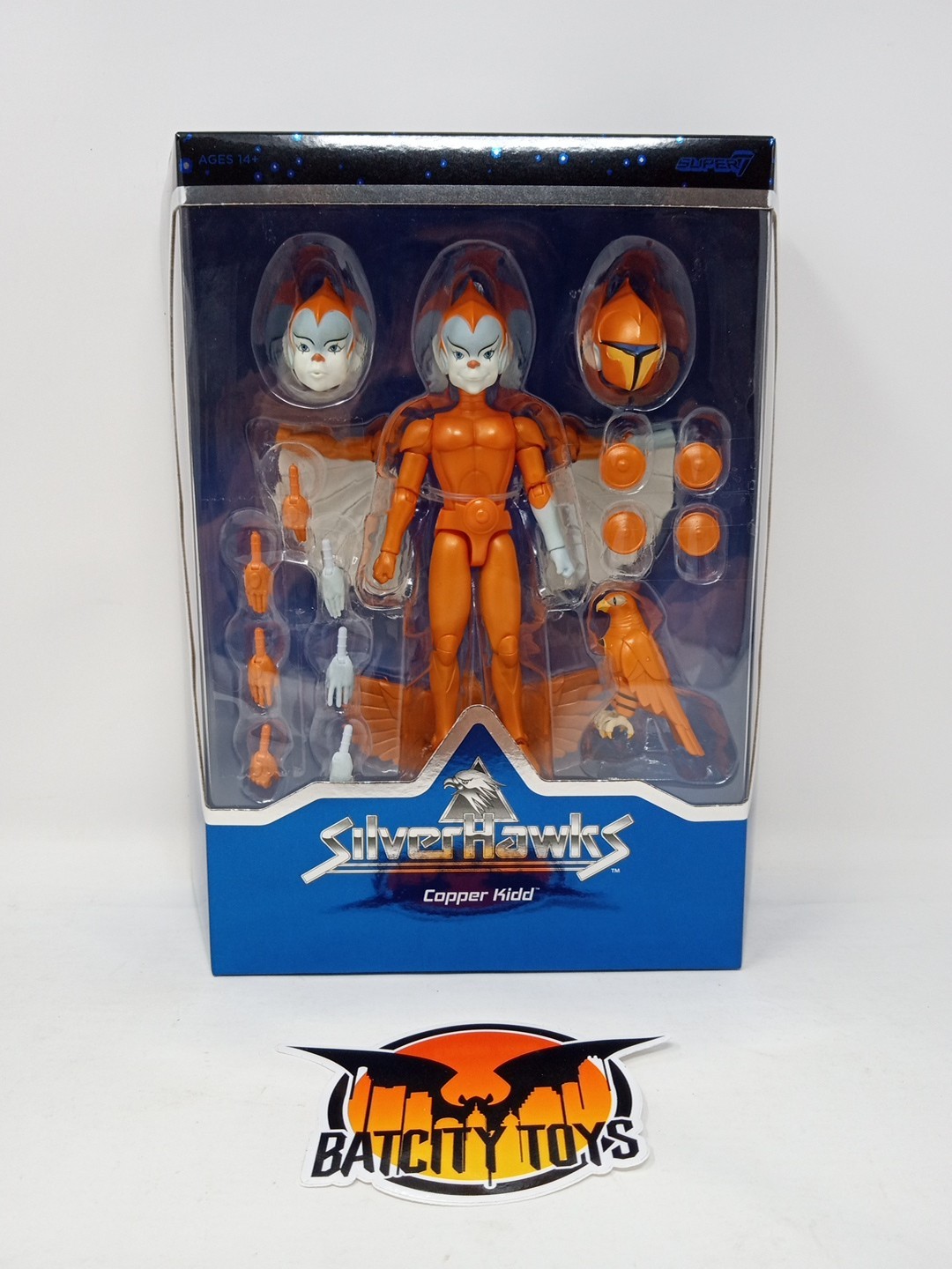 Silverhawks Copper Kidd & Space Racer Super7 Ultimates 6 In Action Figure Set