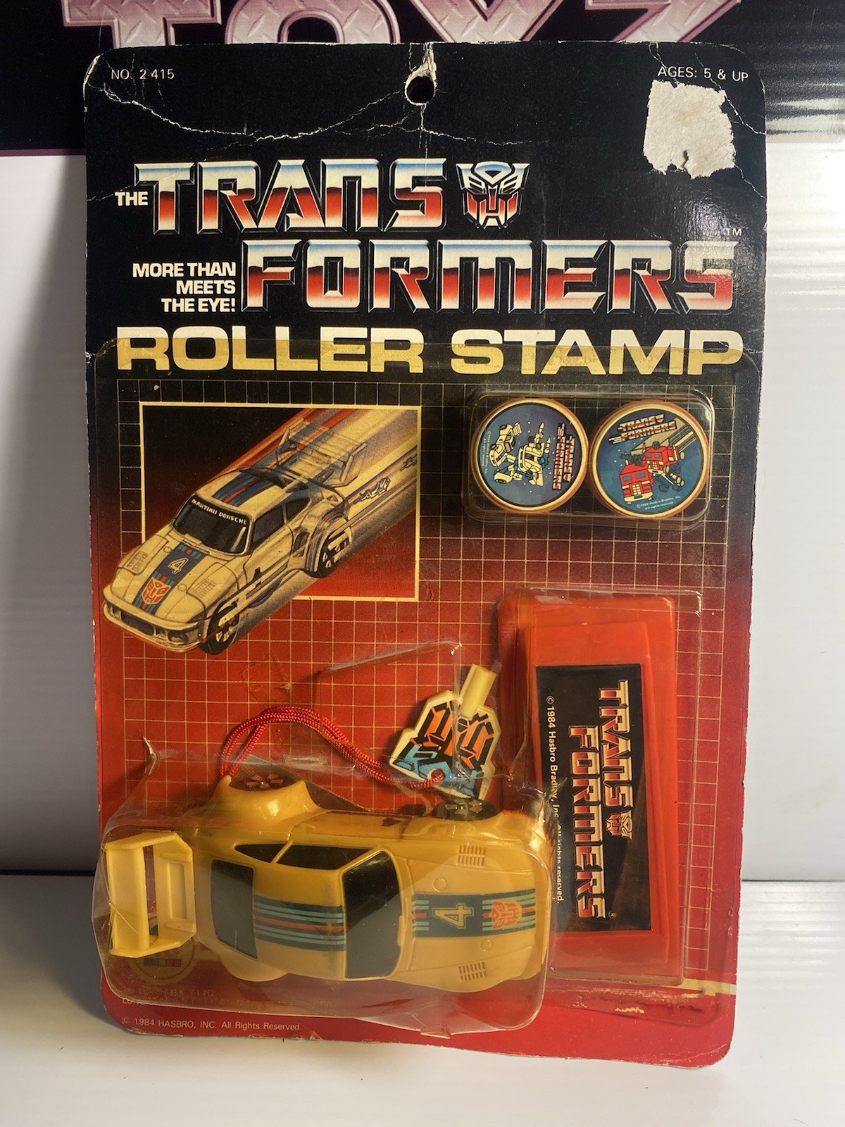 1984 GI Transformers JAZZ HG Toys Roller Stamp MOC
