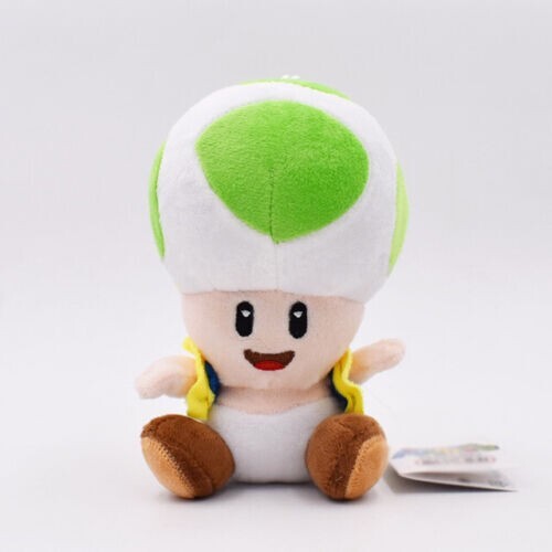 Super Mario bros 5&Prime; green toad stuffed plush Figure koopa toy