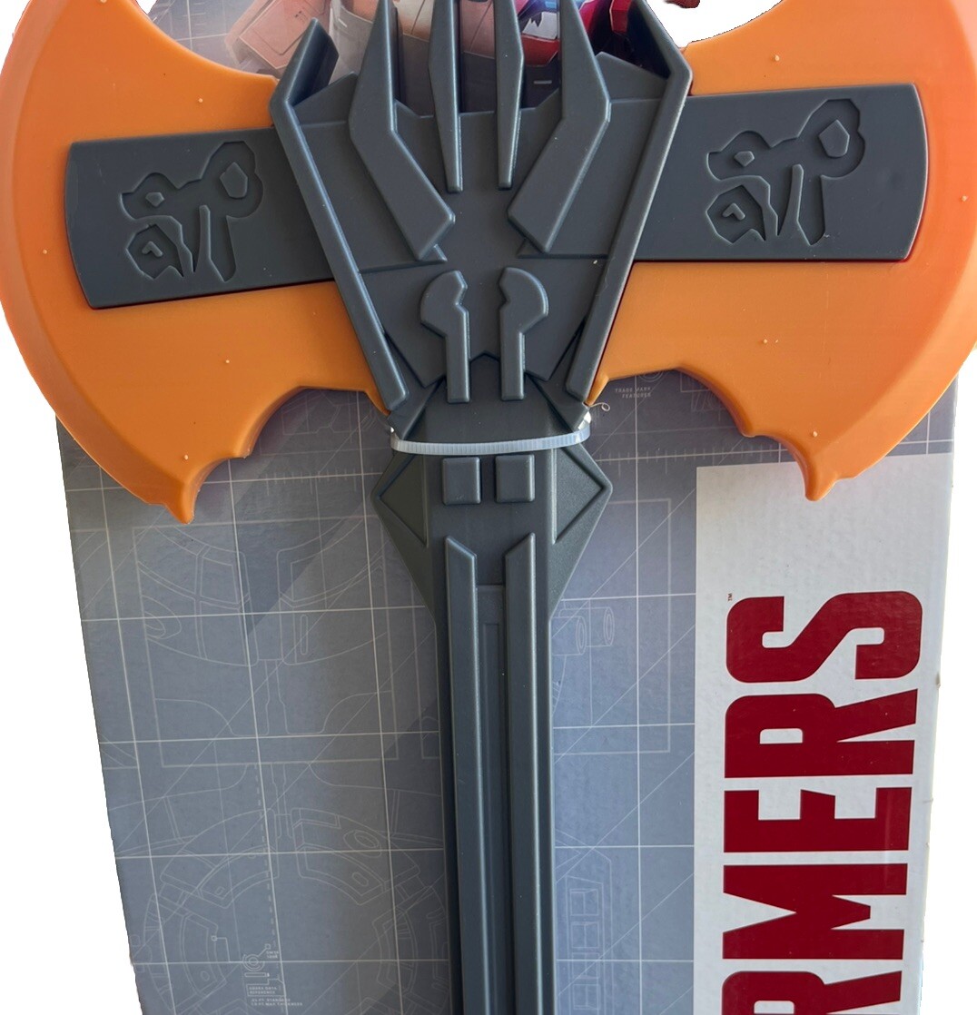 Hasbro Transformers Energon Axe Sword Roleplay Weapon 18” Toy New