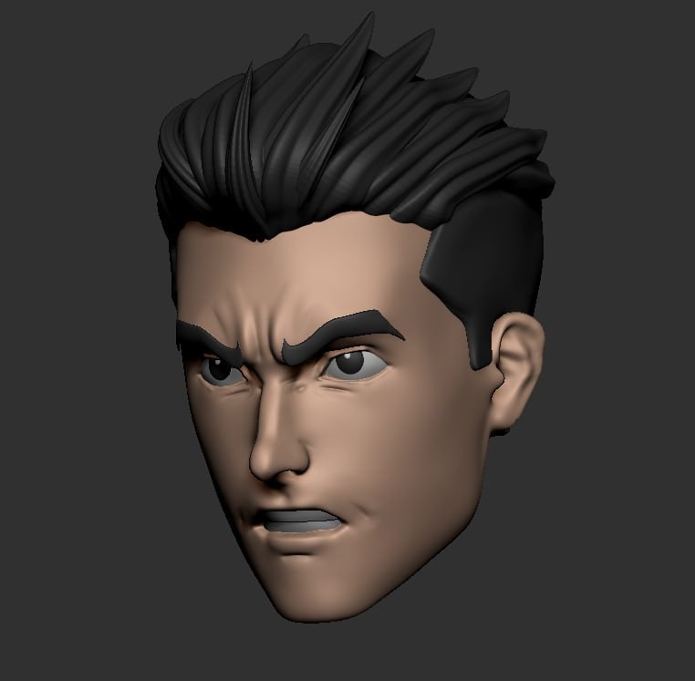 1/6 Scale Head [Unpainted]: Invincible (Prime-Mark-Intense)