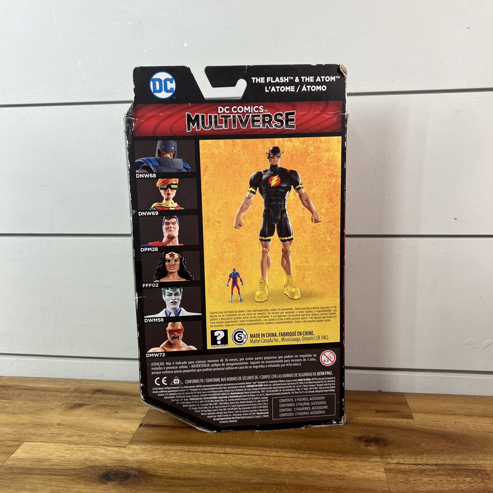 DC Comics Multiverse The Flash and the Atom 6&Prime; Action Figure New Ships Fast!