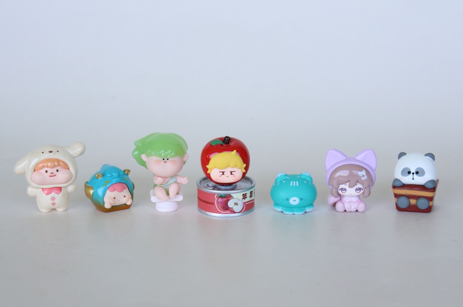 Mr Pa Meatball AMLLS Minty Adventure Greedy Zodiac Beans Mini Blind Box Figures