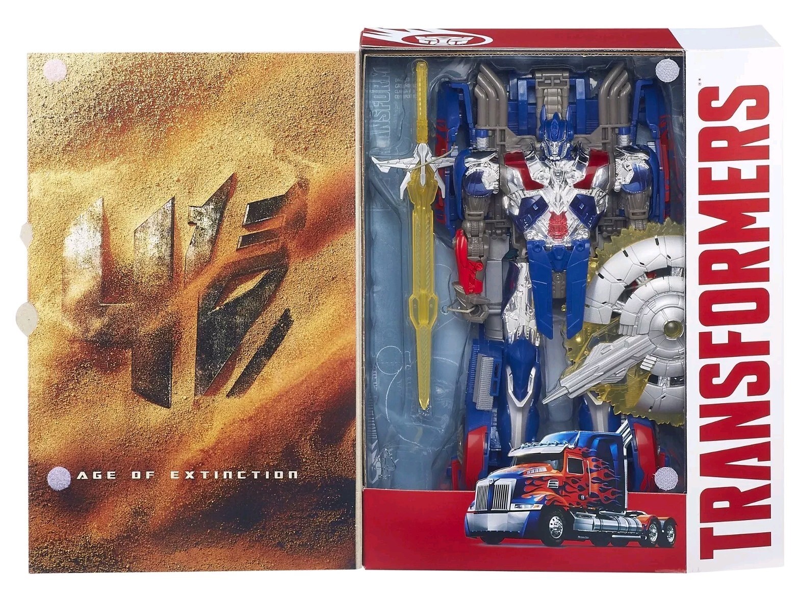 Transformers AOE Age Extinction Optimus Prime First Edition Leader 2012 Misb