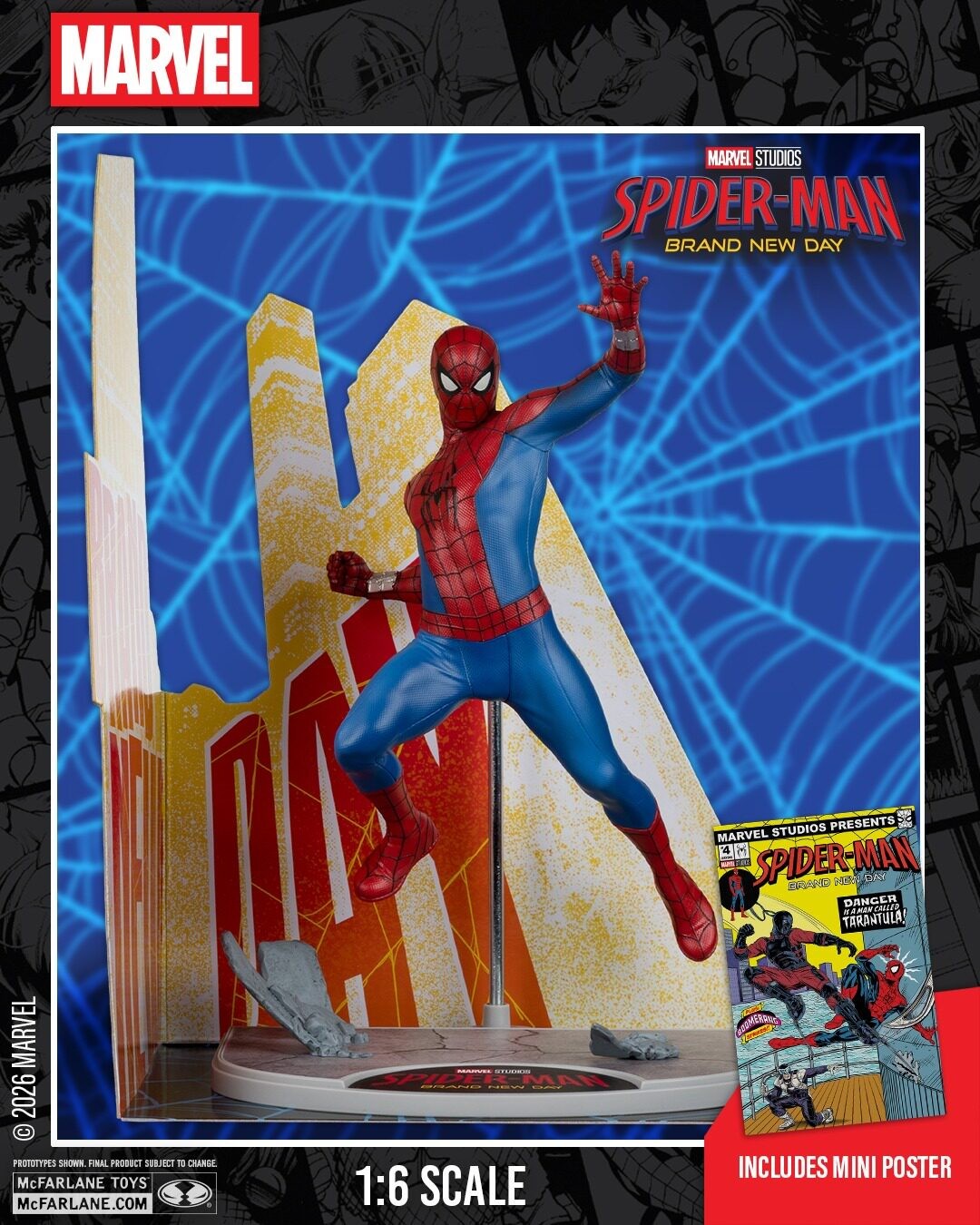 McFarlane Marvel Spider-Man Brand New Day Spider-Man 1/6 Statues Presale
