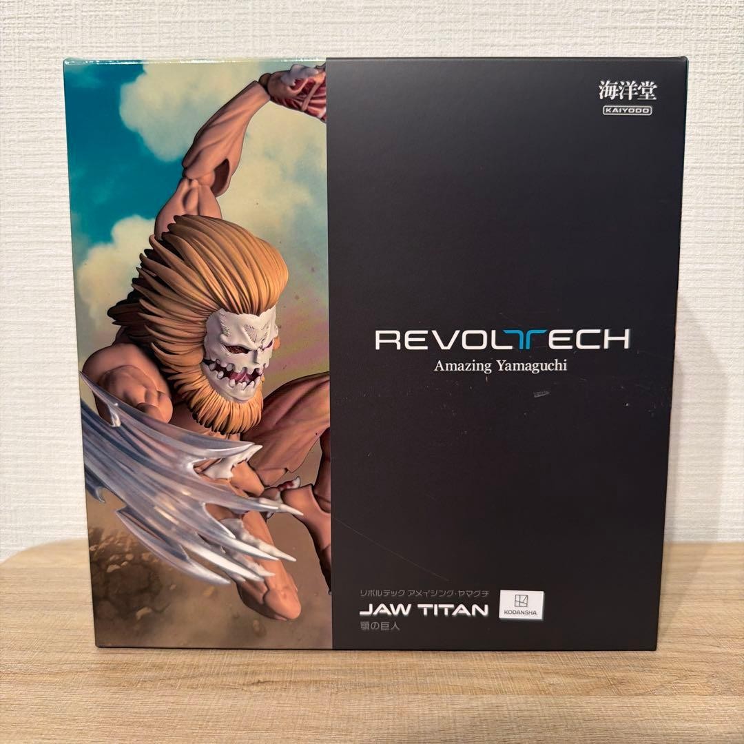 KAIYODO Revoltech Amazing Yamaguchi Attack on Titan Jaw Titan Figure New from JP