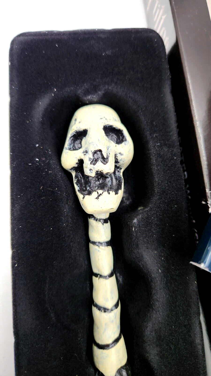 The Noble Collection – Death Eater Skull Wand In A Standard Windowed Box – 14in