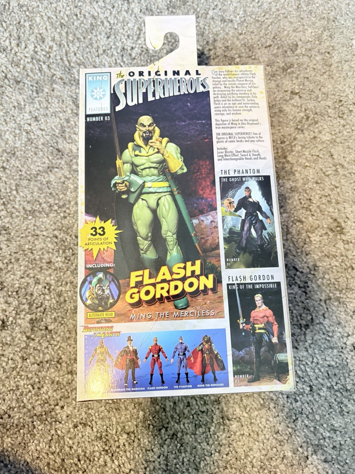 The Original Superheroes Flash Gordon: #03 MING THE MERCILESS 7&Prime; Figure (2021)