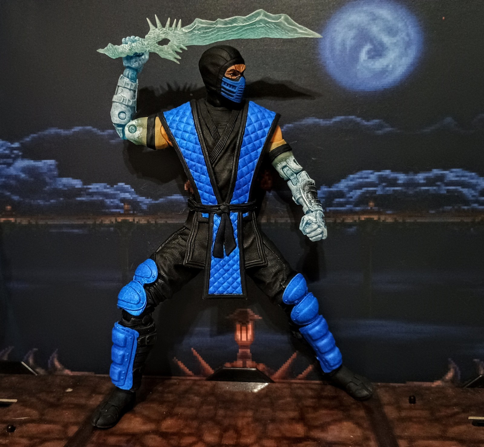 Custom Mcfarlane Mortal Kombat Klassic Kuai Liang Sub-Zero