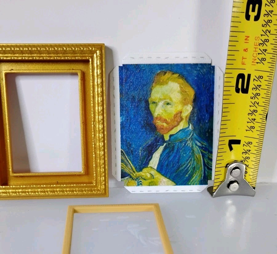 Zuru Mini Brands Create Masterpieces Van Gogh Self Portrait Miniature Painting