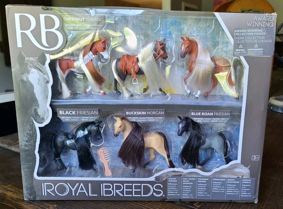 Lanard Royal Breeds Horse Show Collection – 6 Figures – NEW