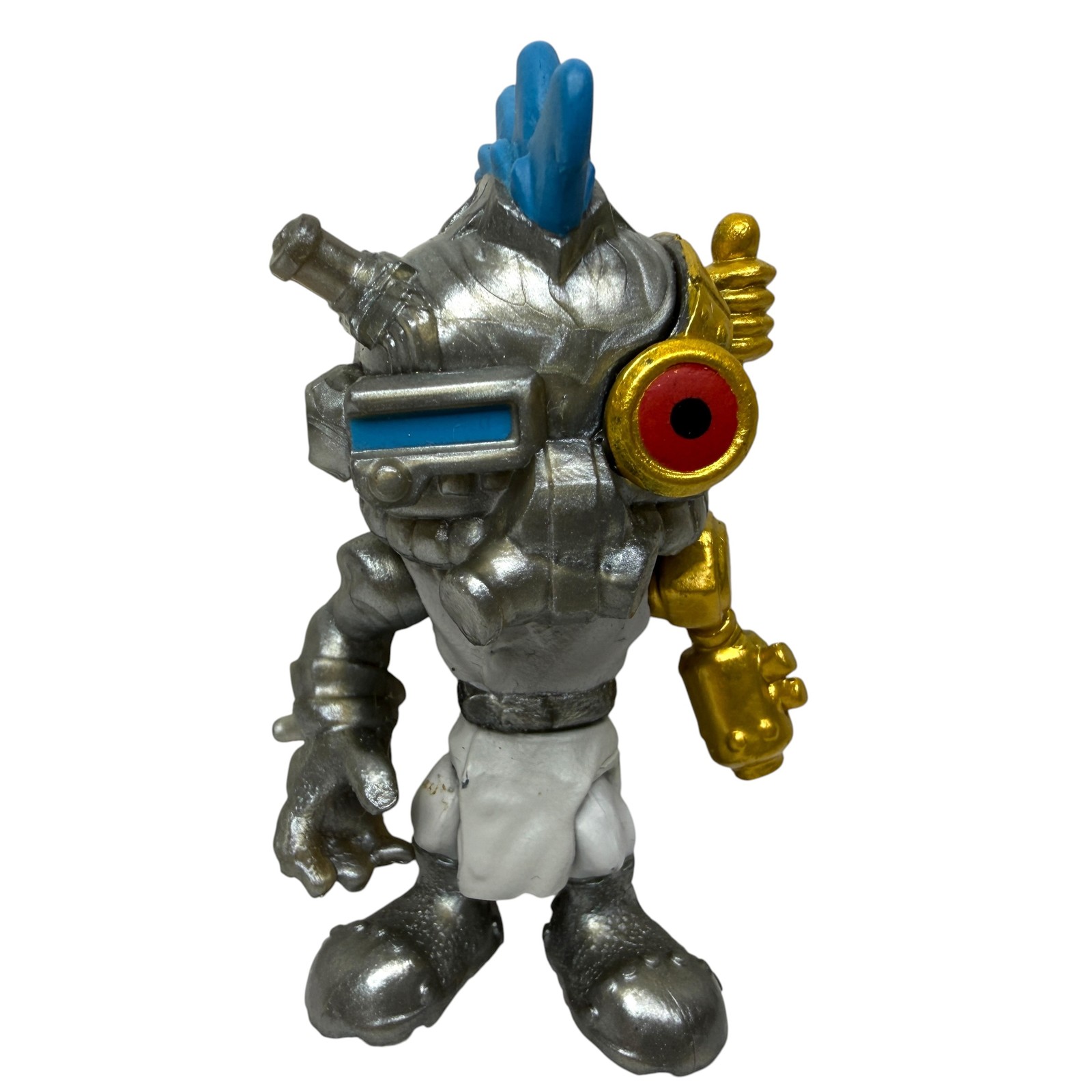 Moose Treasure X Robot Cyborg Monster Action Figure Gold Silver Blue Toy