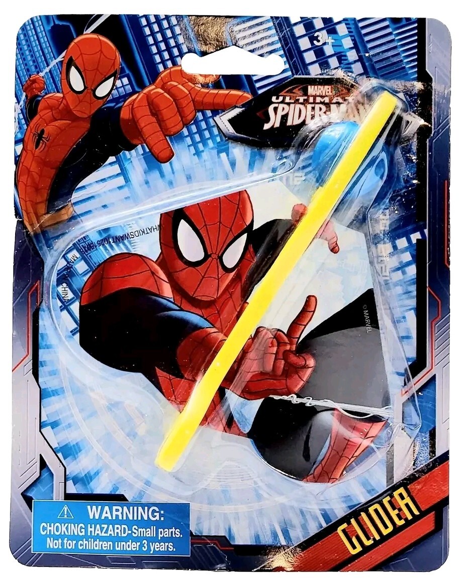 Marvel The Ultimate Spiderman Foam Glider Small 5.5 L X 5 W X 1.5 H Inch, Age 3+