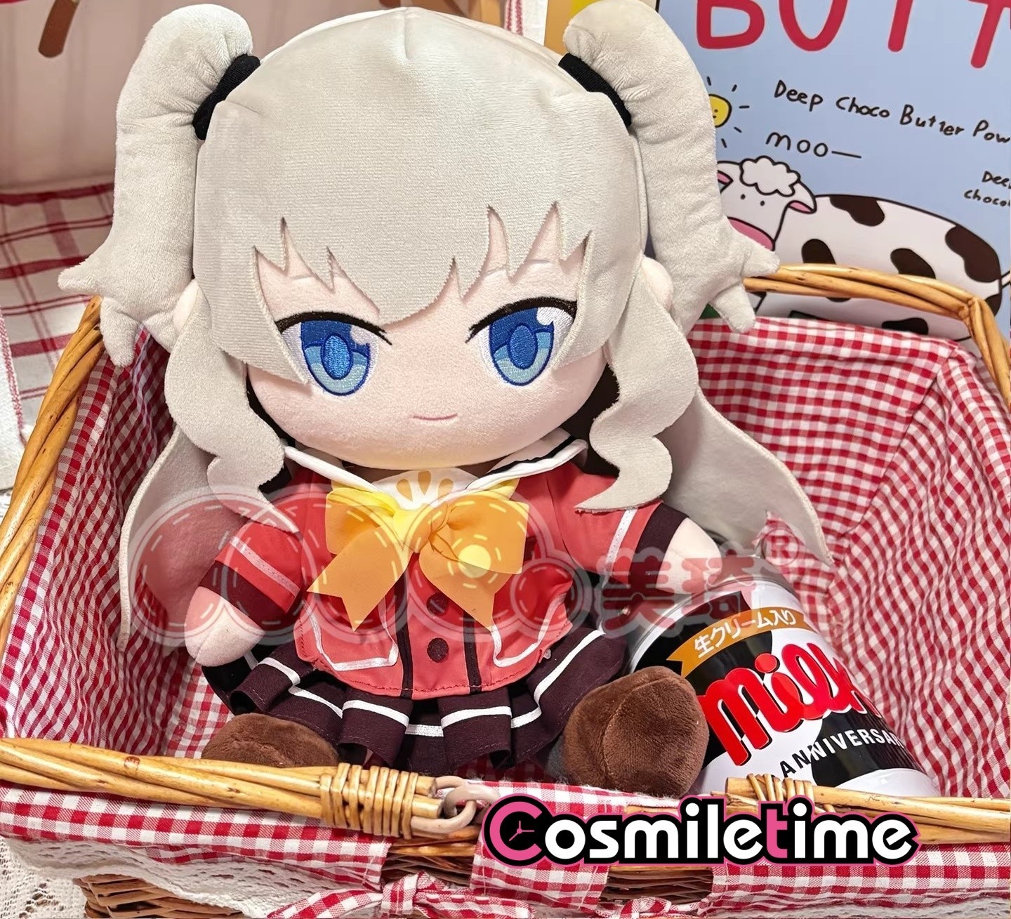Charlotte Tomori Nao 30cm Plush Doll Stuffed Dress Up Toy Plushie Anime Game YZ
