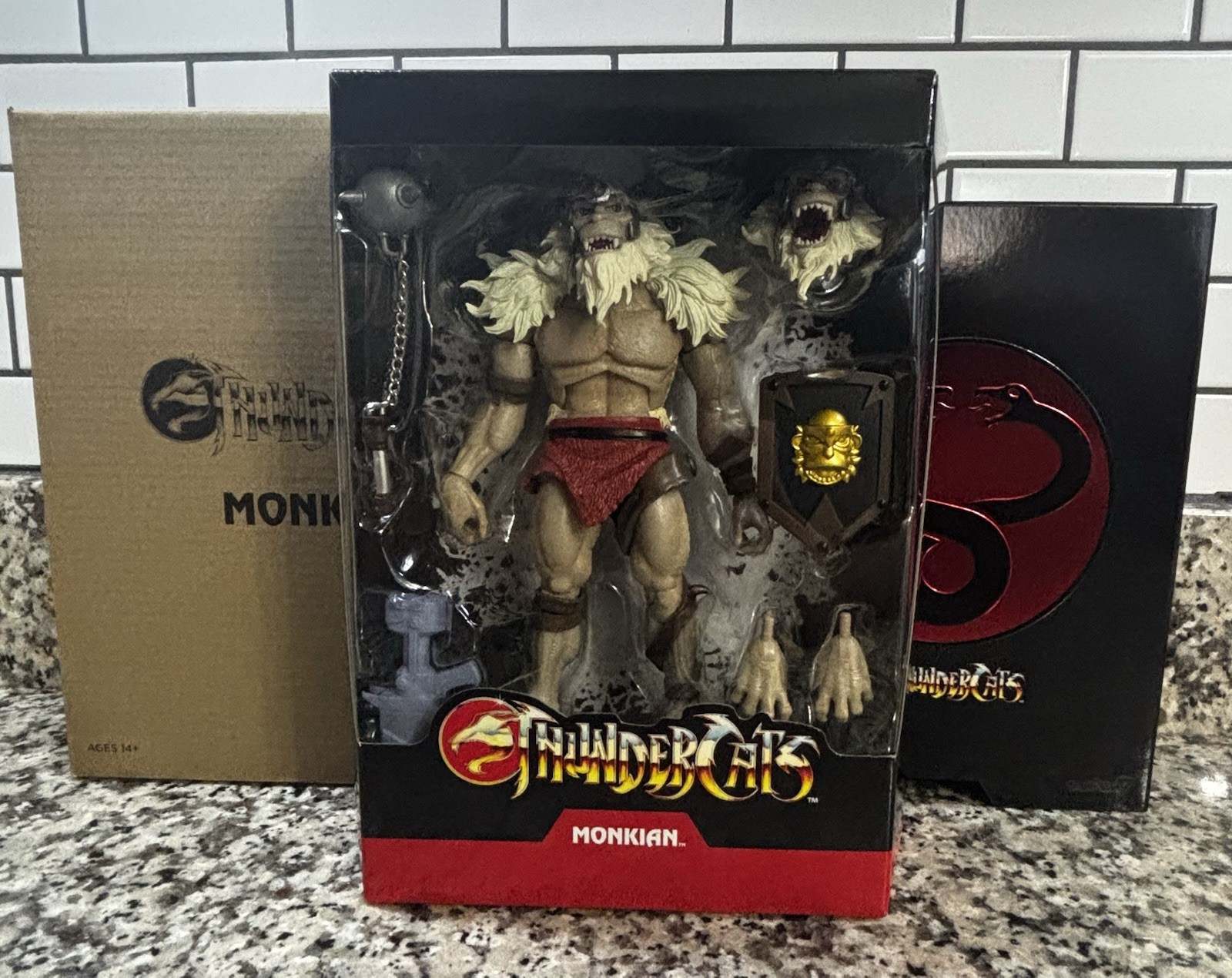 Super7 ThunderCats Monkian Action Figure w/ Shield, Multicolor, Ages 14+