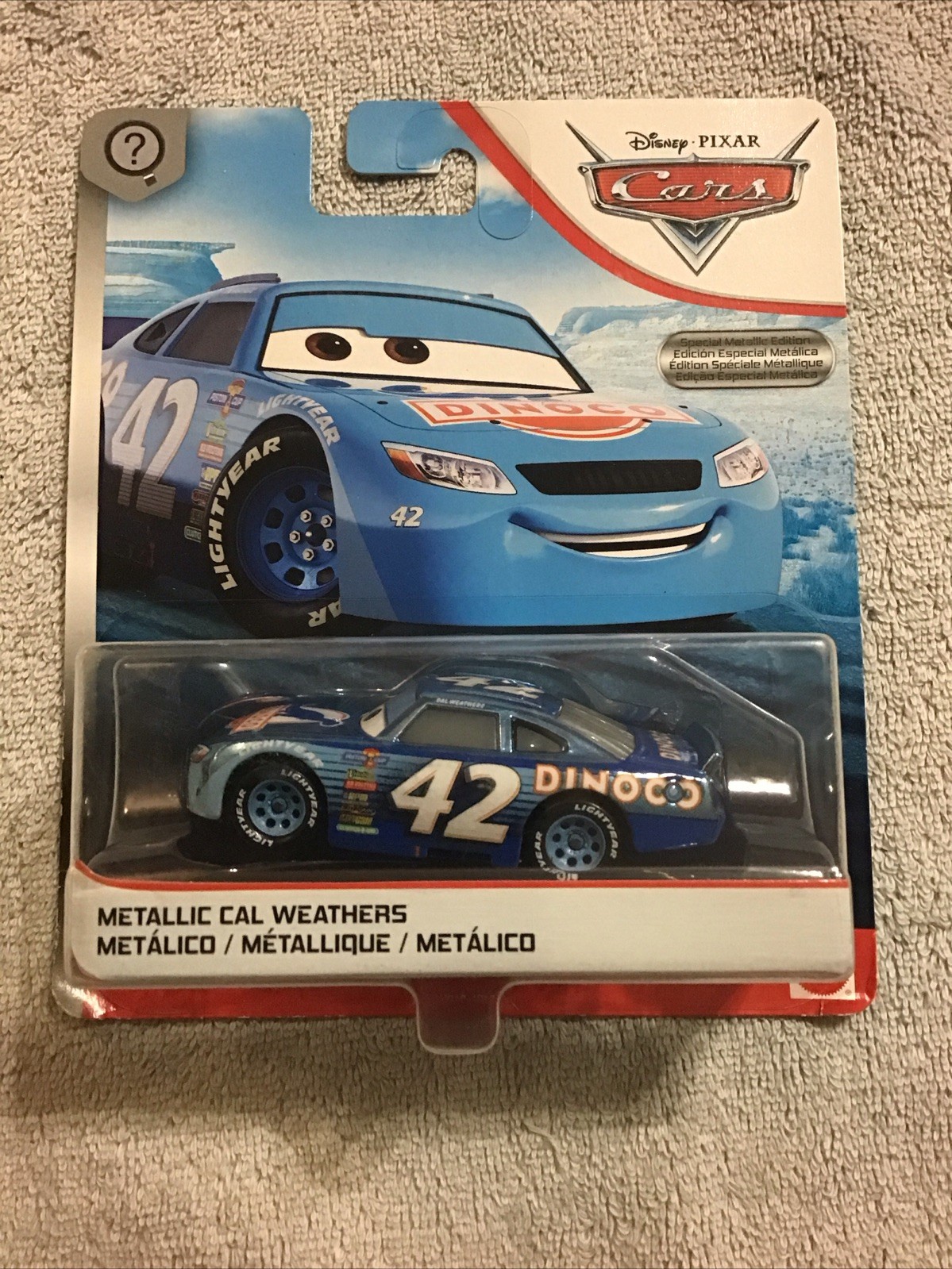 2019 Disney Pixar Cars CAL WEATHERS METALLIC SCAVENGER HUNT Diecast New