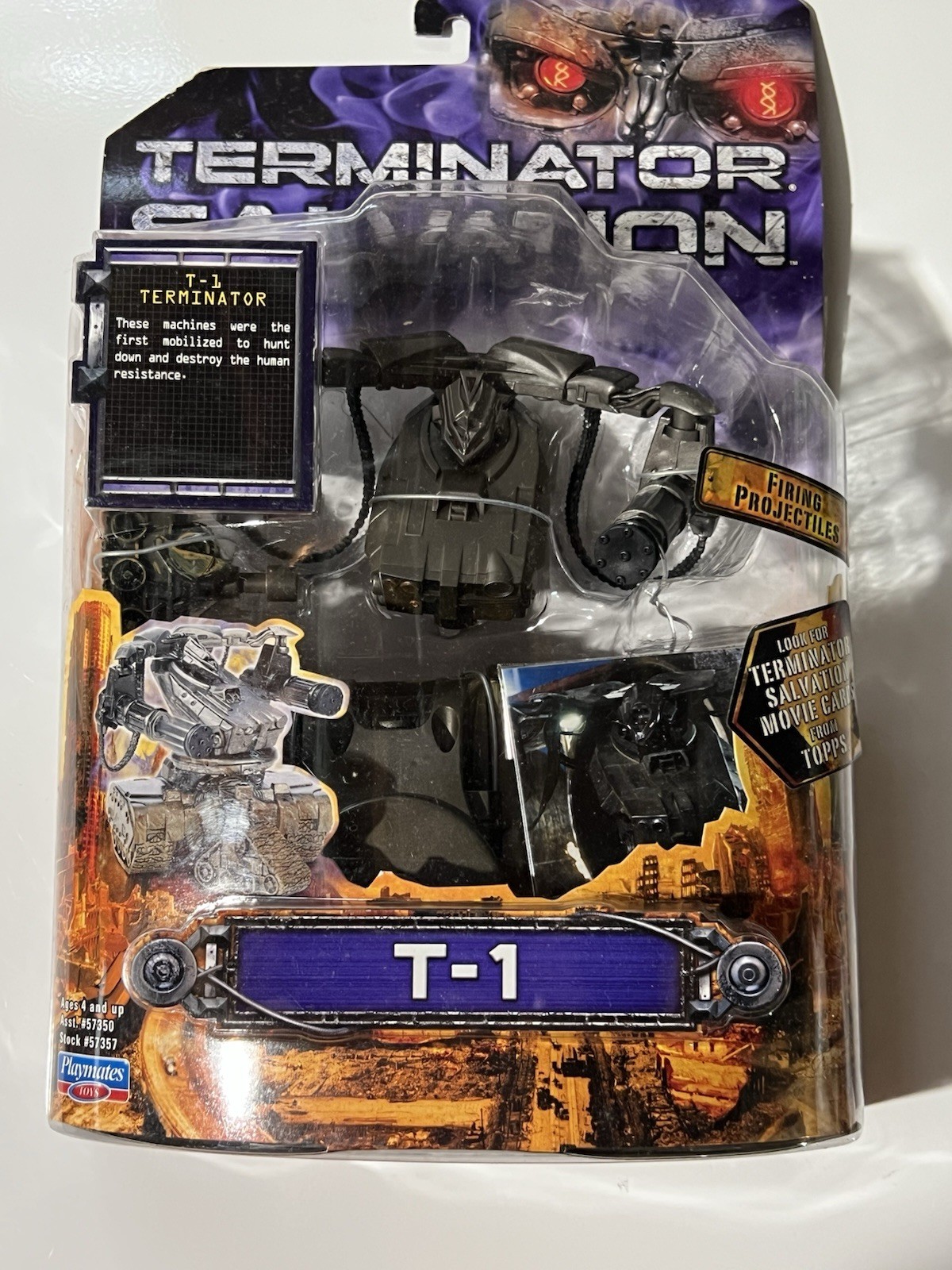 Terminator Salvation T-1 Action Figure, 6&Prime; Sealed 2009 Playmates