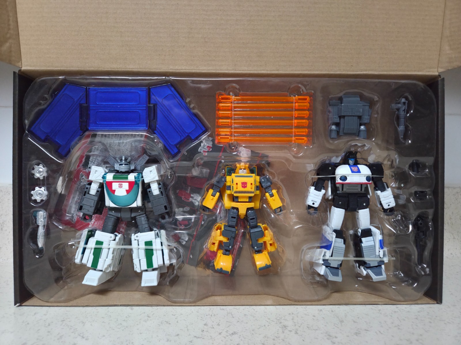 TRANSFORMERS DRAMATIC CAPTURE CYBERTRON CHASE BUMBLEBEE WHEELJACK JAZZ MISB RARE