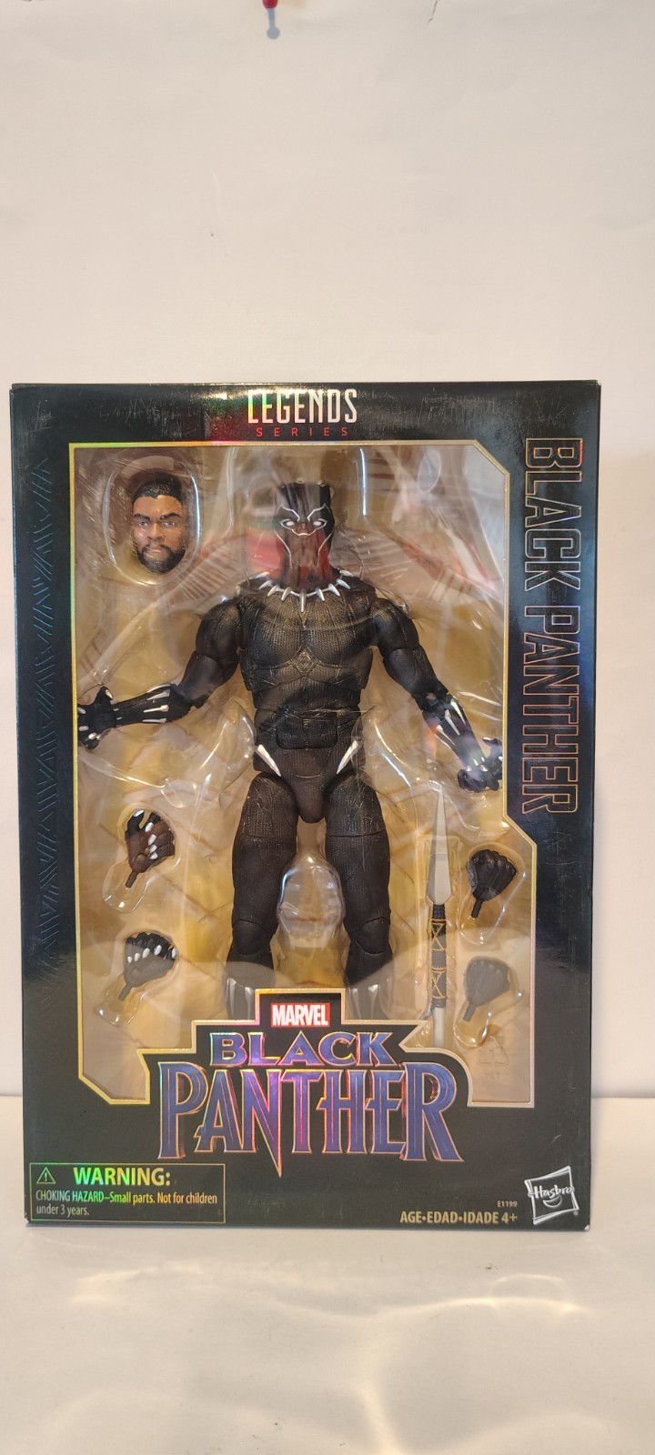 Marvel Legends Series Black Panther 12&Prime; Action Figure Hasbro 2017