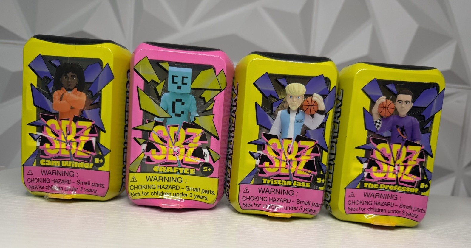Screen Breakz Basketball Action Figures Cam Wilder, Craftee, Tristan Jass