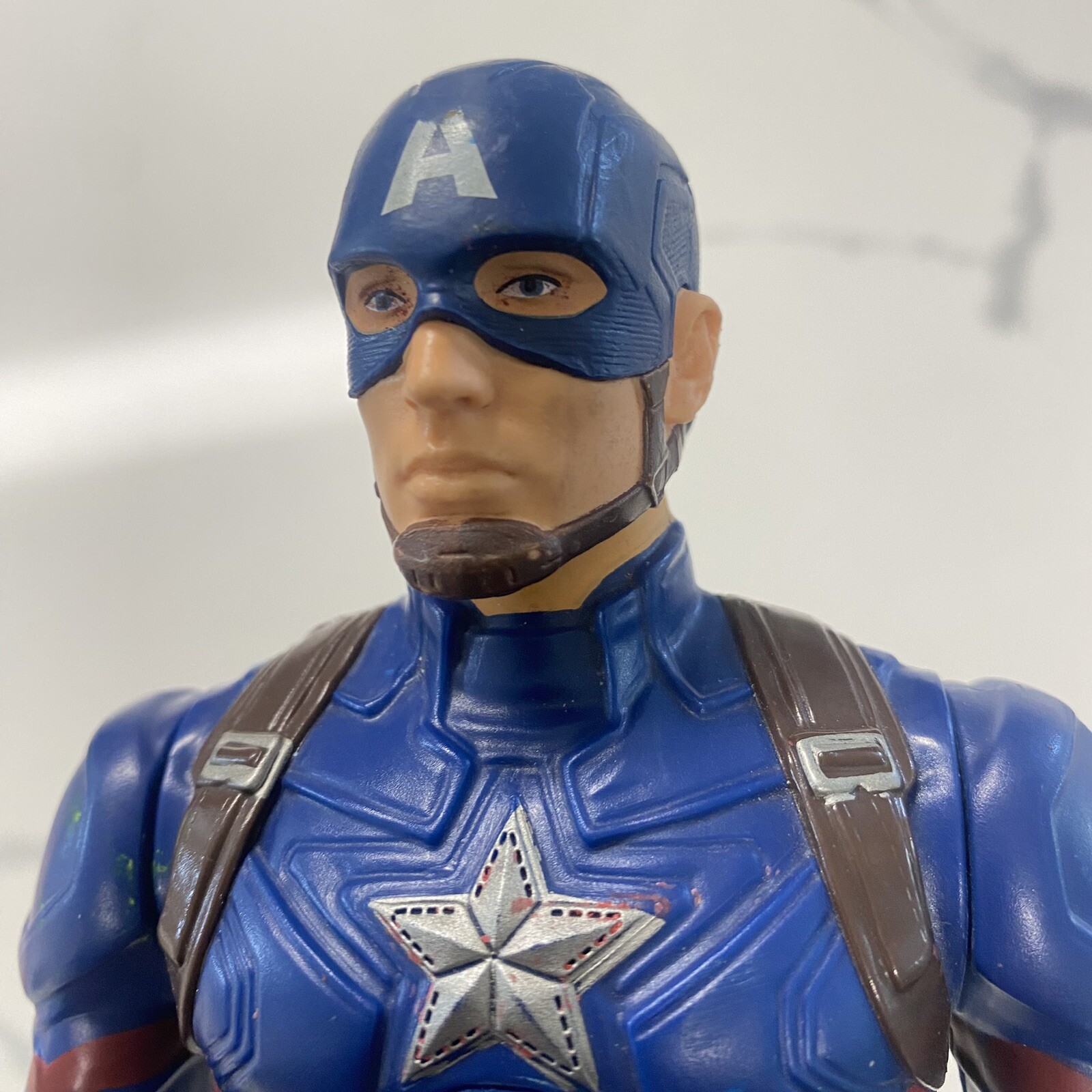 Marvel Captain America Talking 12&Prime; Action Figure 2015 Hasbro No Shield C-001C
