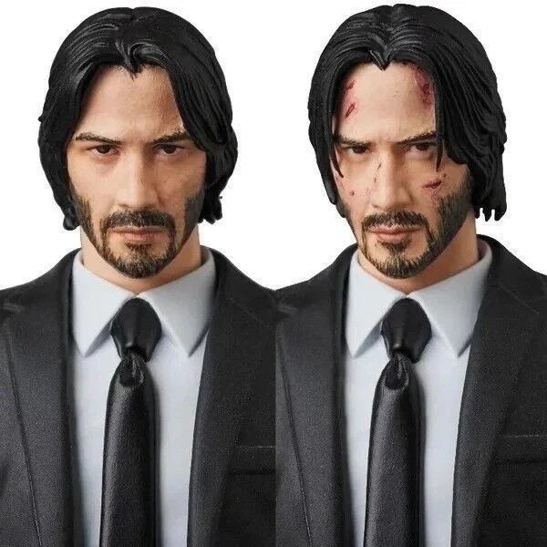 John Wick Chapter 2 Action Figure w/ Dog PVC Collectible Toy Gift for Fans-NEW