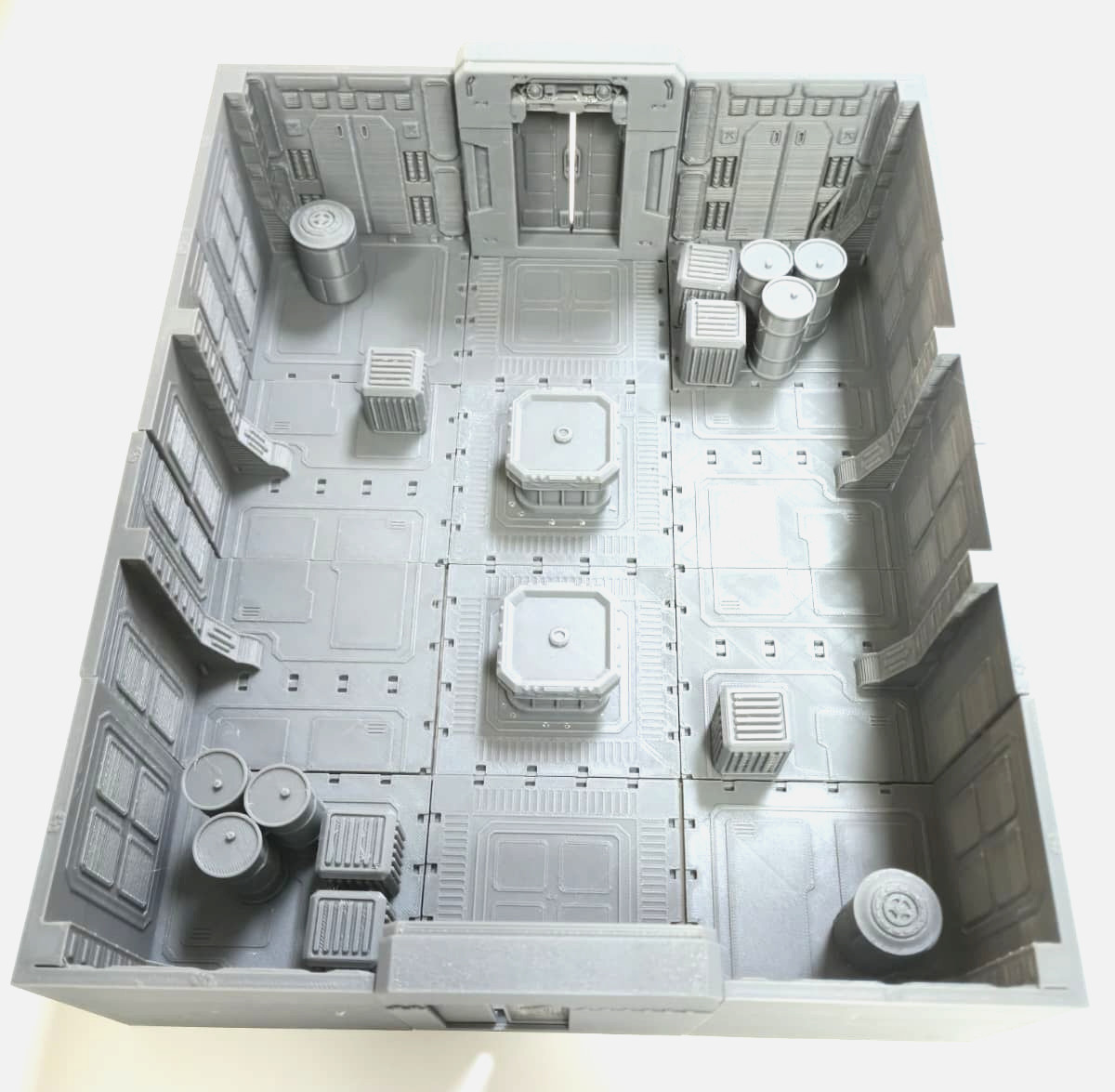 Modular Sci-Fi Interiors & Tactical Sliding Blast Doors for 28mm-32mm Wargaming