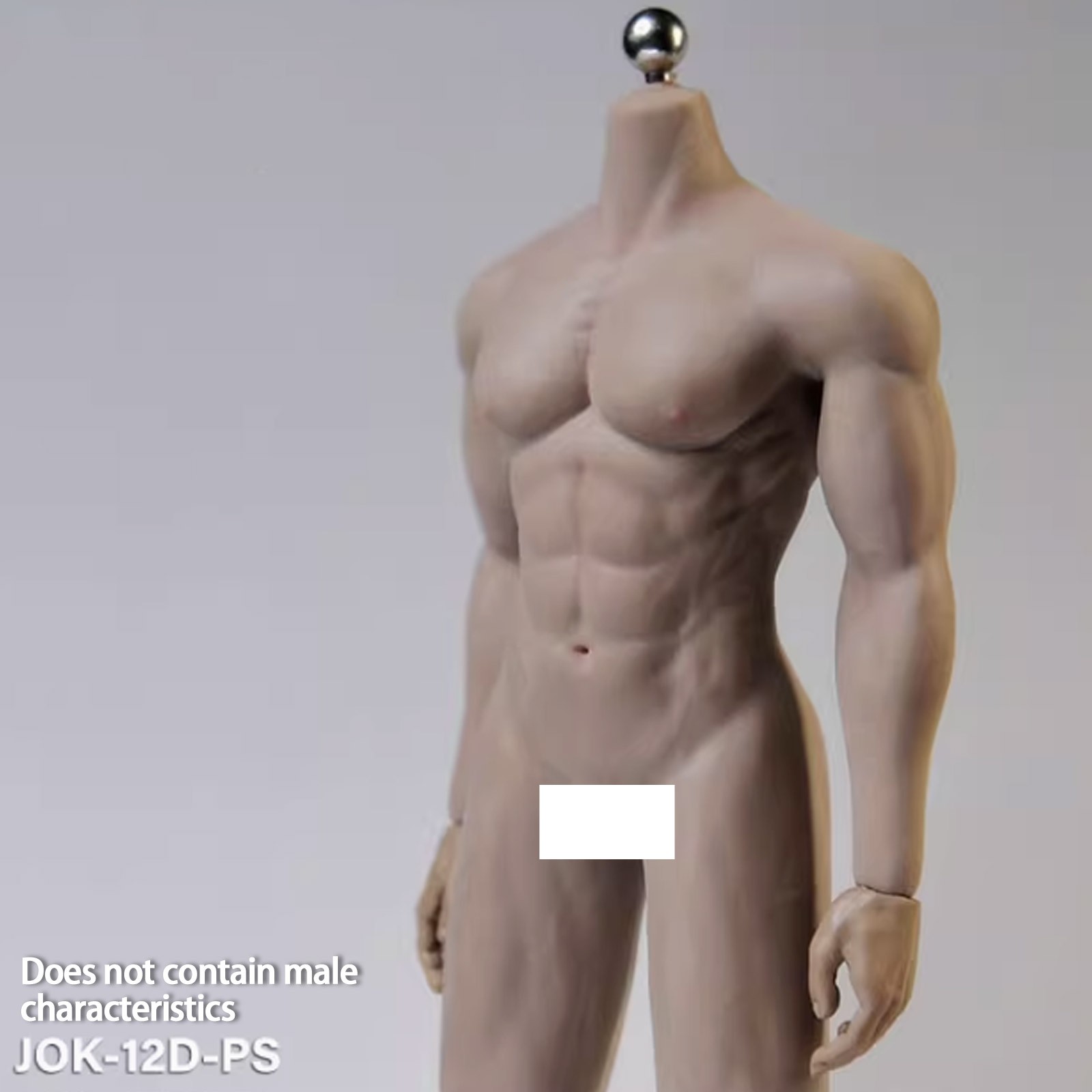 JIAOU DOLL 1/6 Seamless Male Body Doll Male Figure Fit 12&Prime; For Phicen Hot Toys