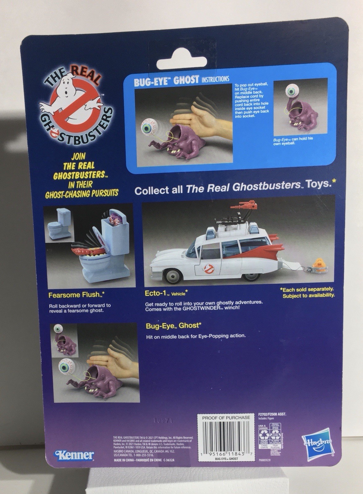 The Real Ghostbusters Bug-Eye Ghost Monster Action Figure Hasbro Classics SEALED