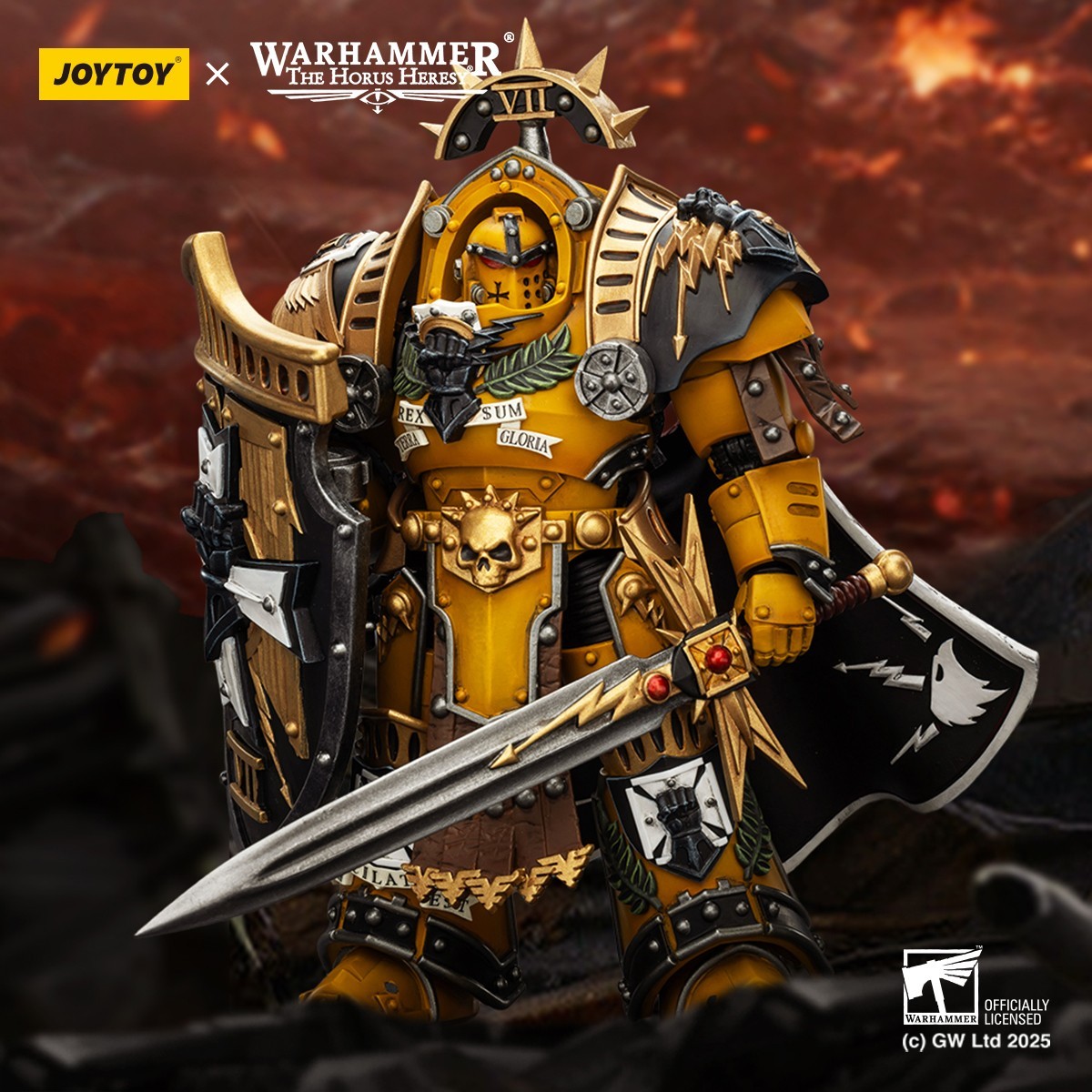 JOYTOY Warhammer 40K 1/18 Imperial Fists Legion Praetor & Librarian Consul 2PCS