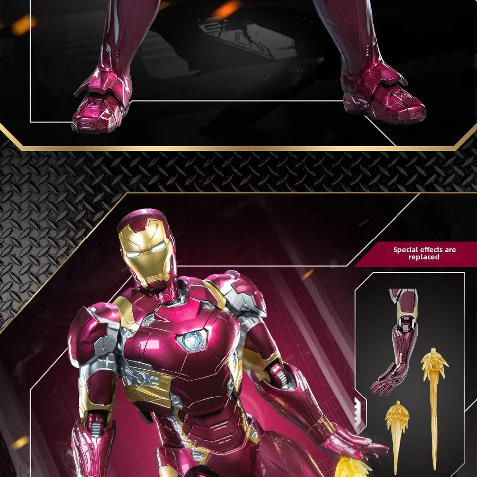 Marvel Iron Man MK45 Assembled Model Action Figures Boy Toy Gift