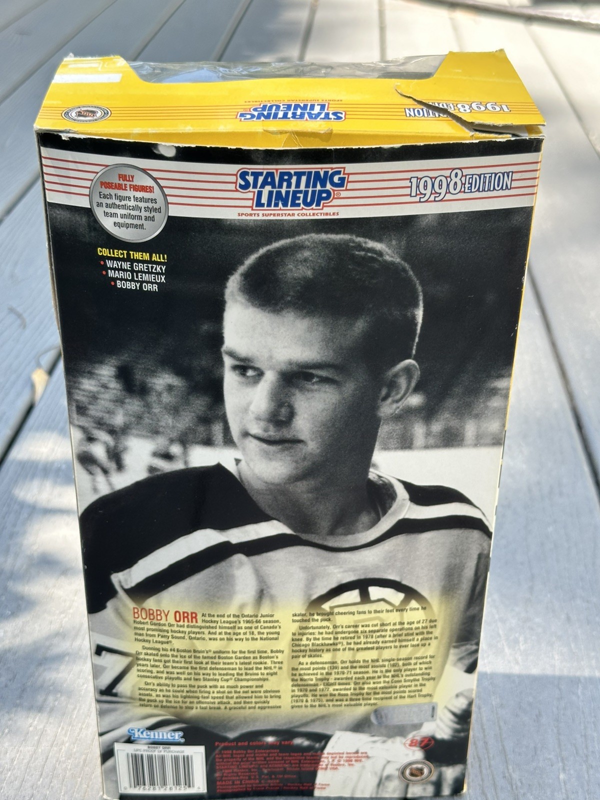 1998 Starting Lineup BOBBY ORR 12&Prime; Poseable Figure Boston Bruins