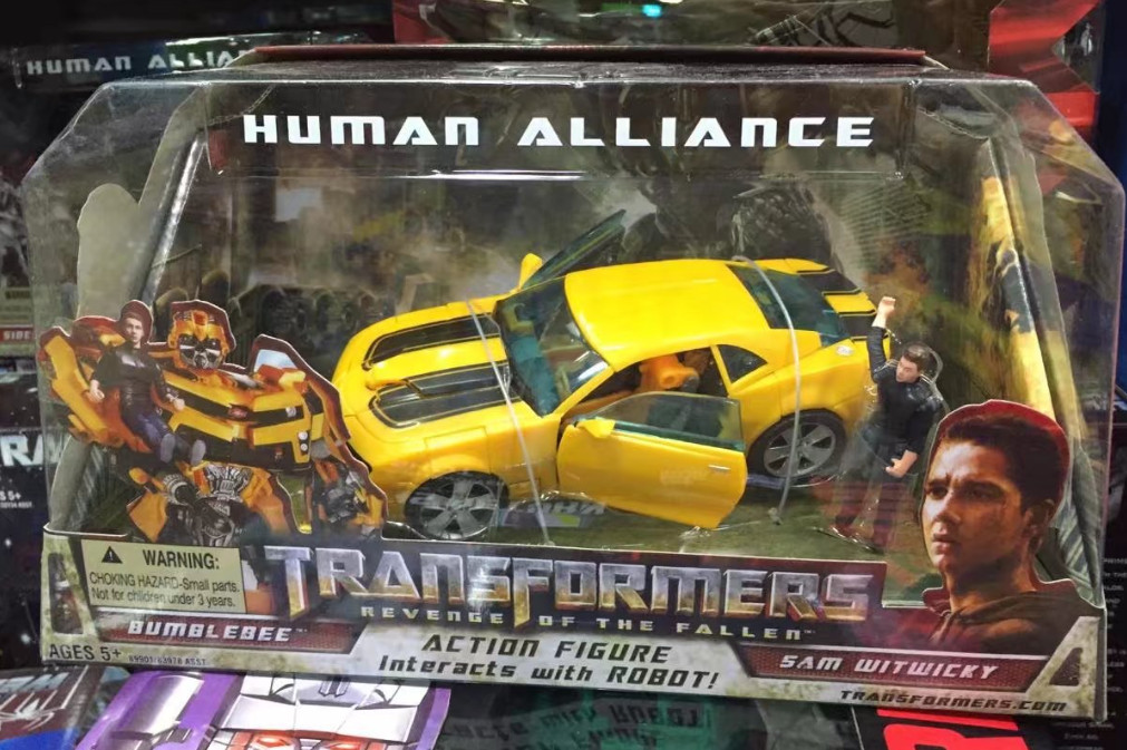 Transformers Bumblebee & Sam Witwicky Human Alliance Robot Action Figure Toy