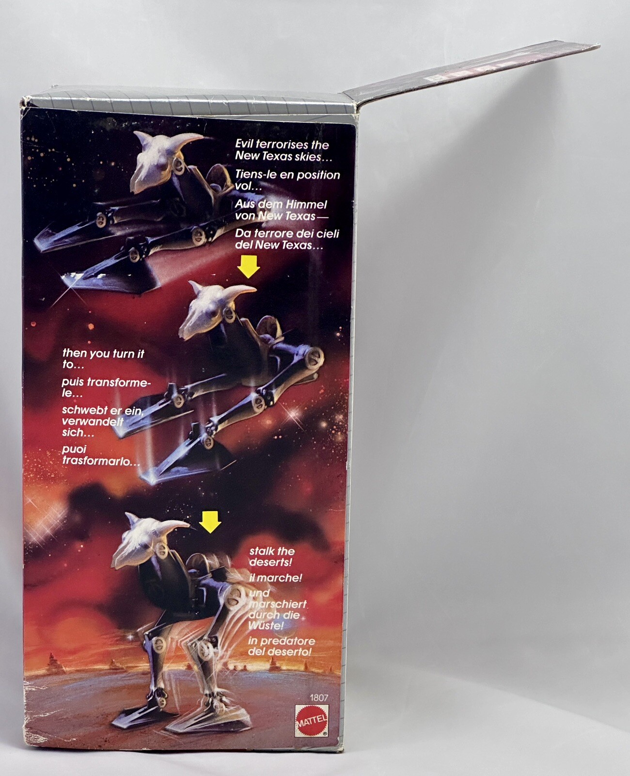 SKULL WALKER SKULLWALKER BRAVESTARR ROBOBESTIA 1986 MATTEL MISB EURO BOX