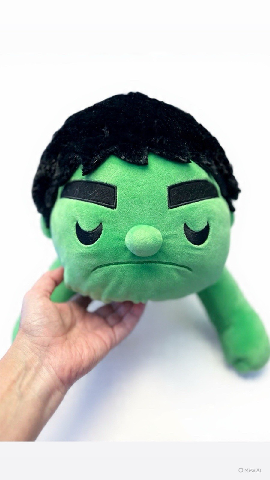 Marvel Hulk Cuddleez Plush – Large, 22–24 inches, Very Good Condition