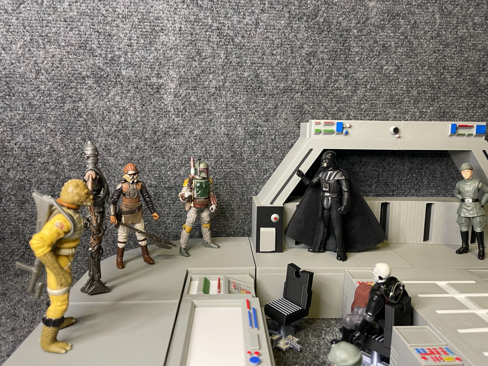 Star Wars inspired Custom made generic Bridge room Diorama