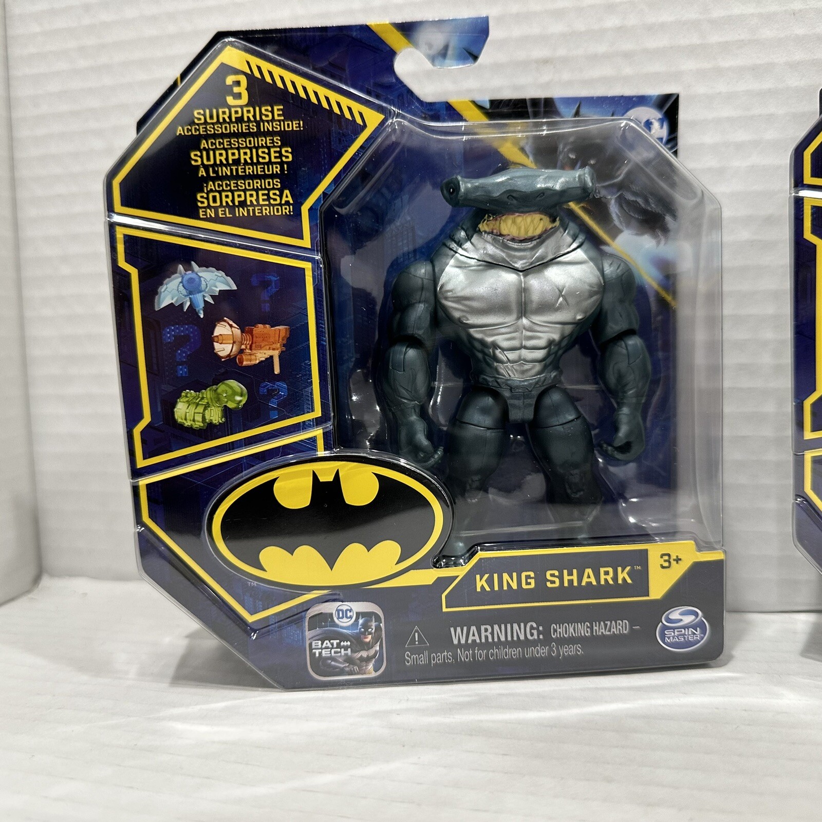 Spin Master DC Bat-Tech Batman & King Shark Action Figure 2-Pack Set Toys Kids