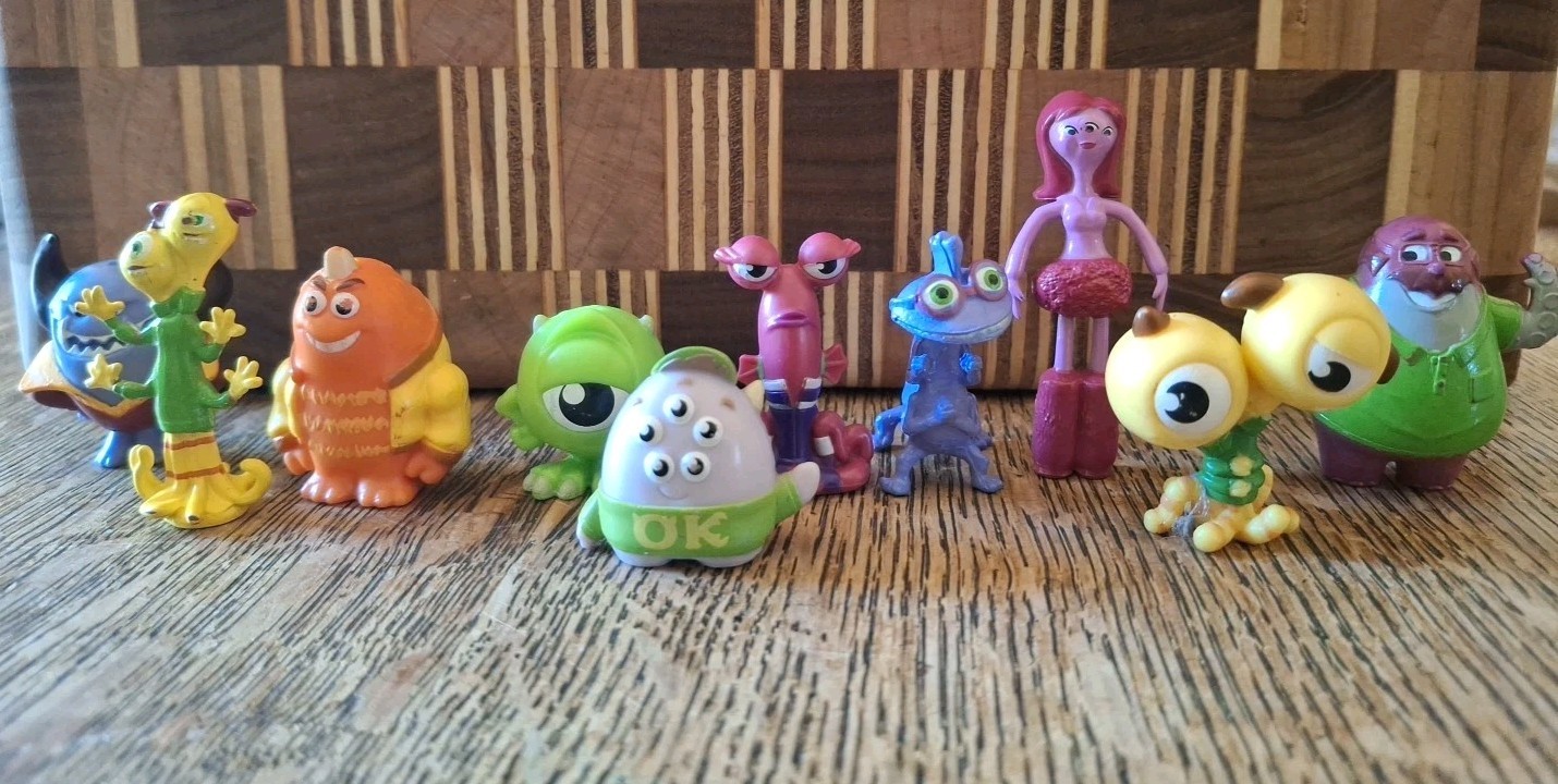 Disney Pixar Monsters University Monsters Inc Movie Mini Action Figures Lot
