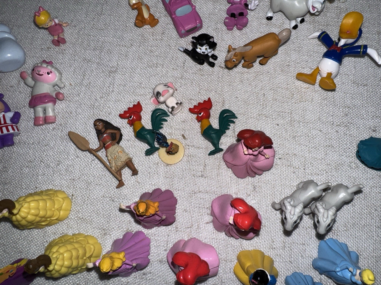 DISNEY Princess Miniature Tiny Figurine Cake Toppers Figures Mickey Lot 61 PVC