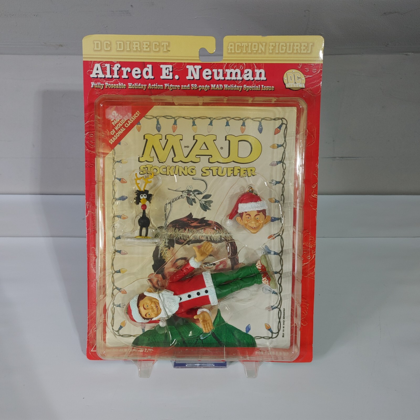 Mad Magazine Stocking Stuffer Alfred E. Neuman As Santa, DC Direct 1999