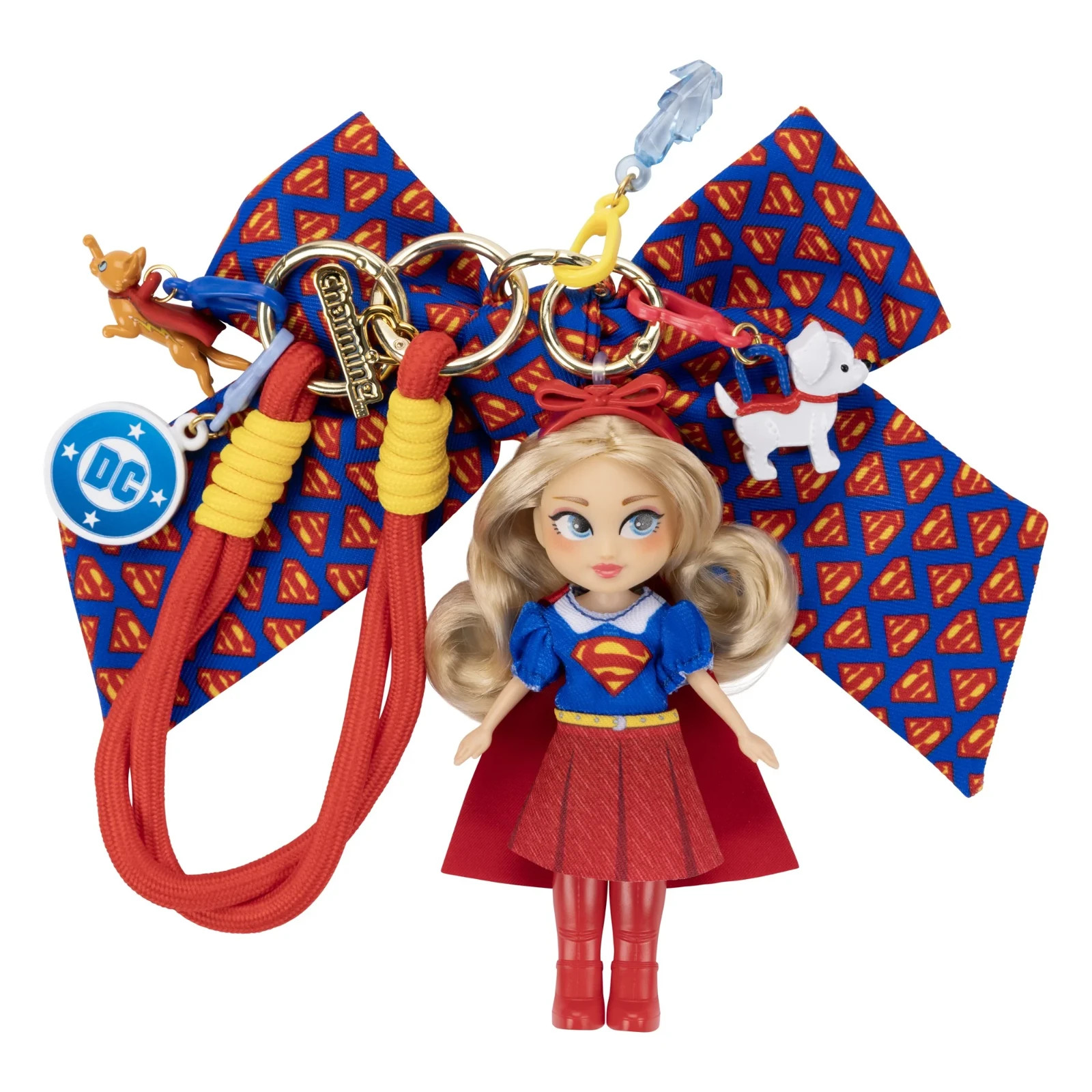 Charming Bag Charms (2026) DC SUPERGIRL 5&Prime; Doll Charm with 10+ Pieces #73344