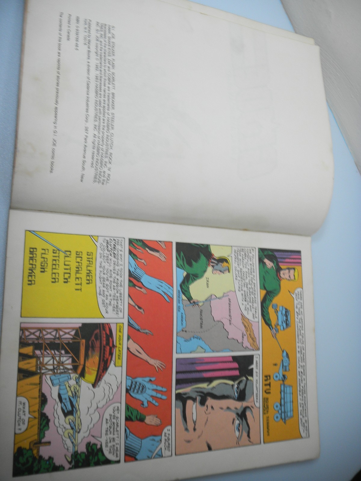 1982 The Trojan Gambit Marvel Comic Book Vintage G.I. GI Joe Cobra 3.75 ARAH
