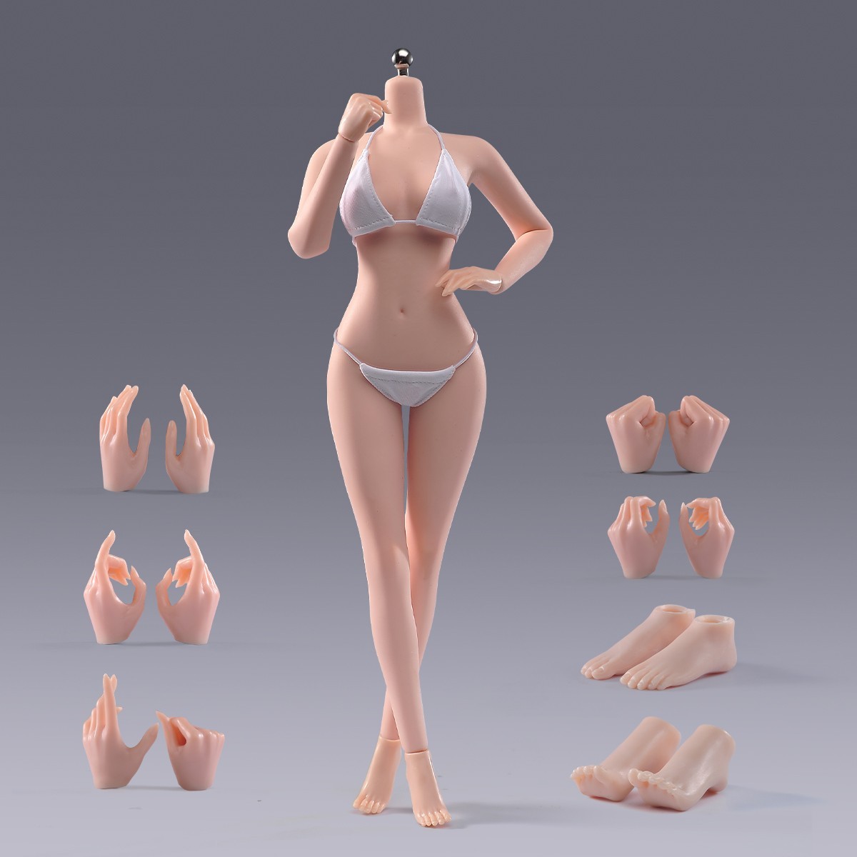 ANT T302 1/6 Female Large Bust Super Flexible Body Details For 12 »Action Figure